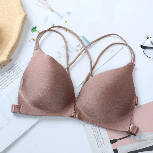 Seamless Front Closure Light Padded Beauty Back Bras